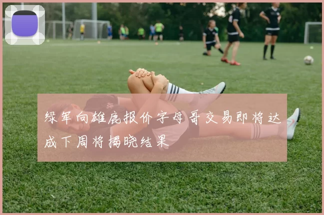 绿军向雄鹿报价字母哥交易即将达成下周将揭晓结果